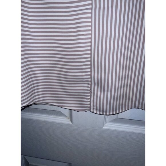 EXPRESS Striped Dolman Sleeve Minimalist Blouse Scoop Neck Sz XS - Picture 7 of 11